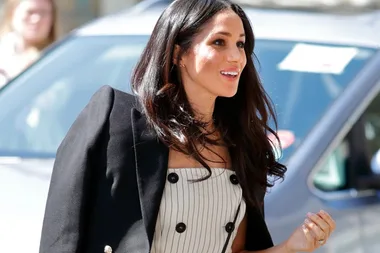 Everyone’s talking about Meghan Markle’s modern outfit by Australian Designers Camilla and Marcs and Oroton