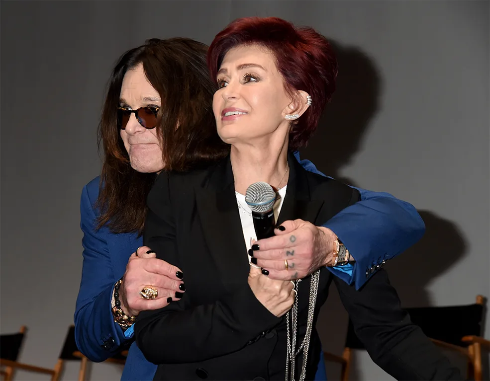 Ozzy and Sharon Osbourne Reunite for 'World's Most Hug