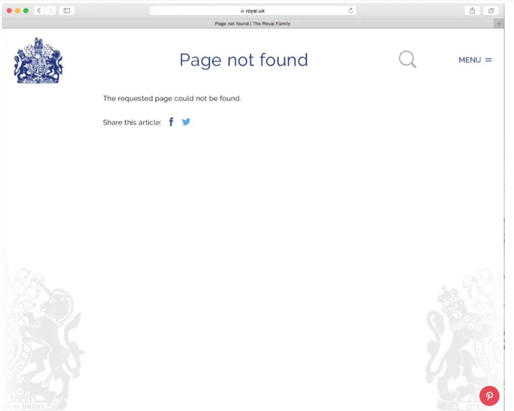 royal baby page