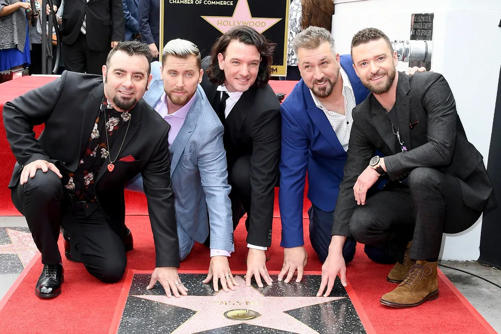'NSYNC reunites for first time in nearly 2 years at walk of fame star