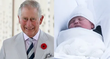 Grandfather Prince Charles meets newborn Prince Louis