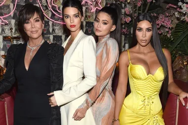Kim Kardashian shares photos as she steps out for a glamorous night out with Kris Jenner and sisters Kendall and Kylie