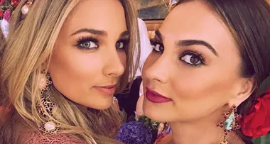 Anna Heinrich congratulates sister Charlotte as she announces engagement to long-time boyfriend