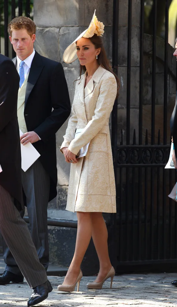 Kate Middleton at the wedding of Zara Phillips and Mike Tindall