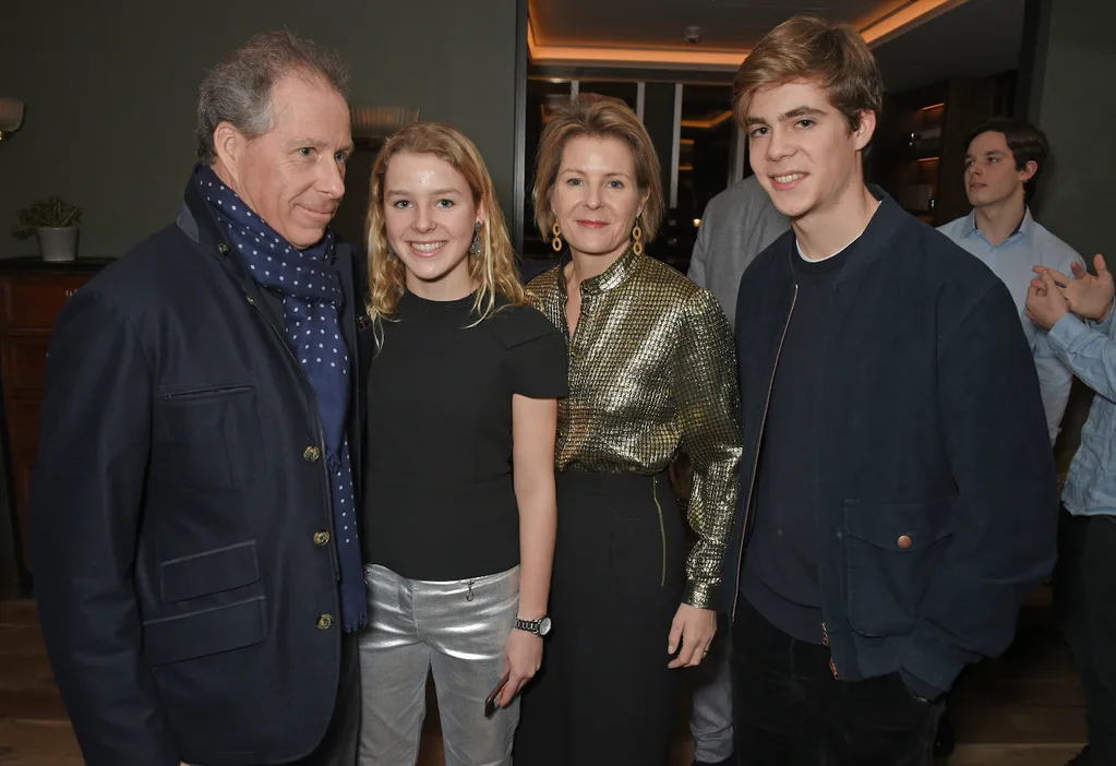 David Armstrong-Jones and family