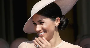 Meghan Markle channels Kate Middleton and debuts a new polished chignon