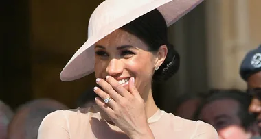 This Is Why Meghan Markle Broke Into a Fit of Giggles During Her First Outing as a Royal