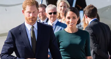 Prince Harry and Meghan Markle touch down in Dublin