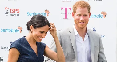 Meghan Markle Congratulates Harry with a Kiss at Polo Match
