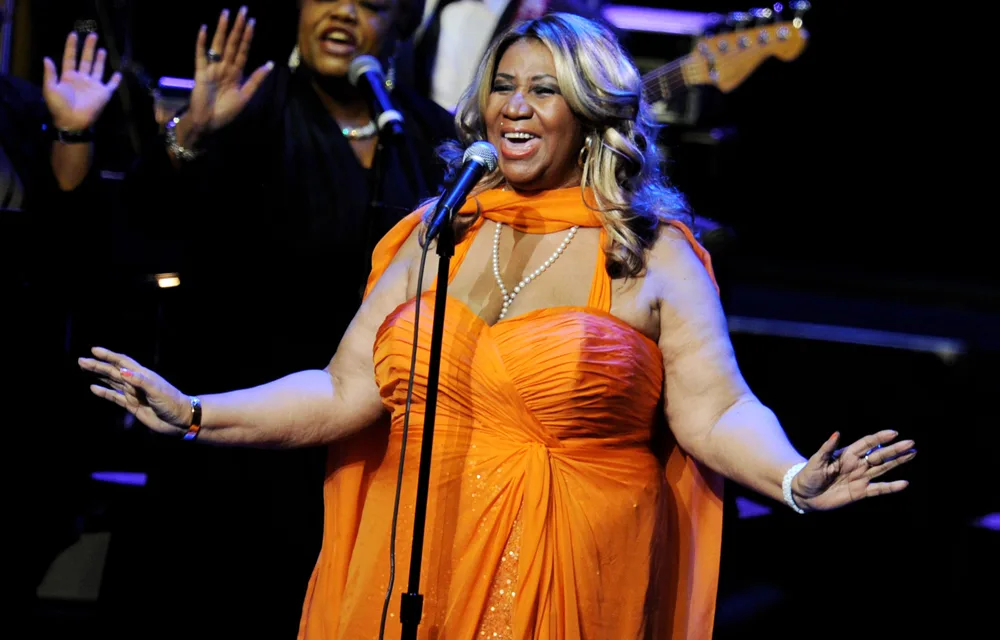 Aretha Franklin, dubbed the 