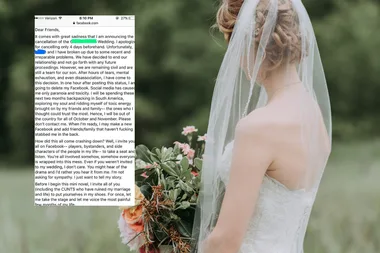 Bride cancels wedding after guests refuse to pay $1500 to attend