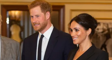 Meghan Markle steps out in a daring tuxedo minidress