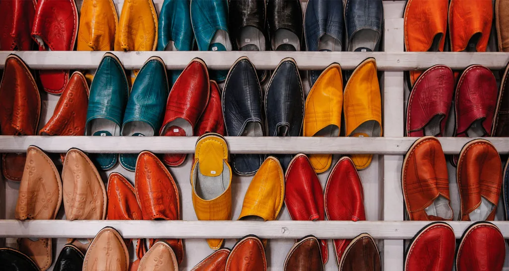 Colourful shoes