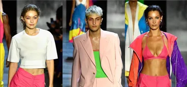 All three Hadid siblings walk down the same runway show at New York Fashion week