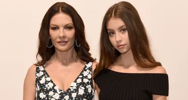 Catherine Zeta-Jones and daughter Carys, 15, have a girls’ night out at NYFW