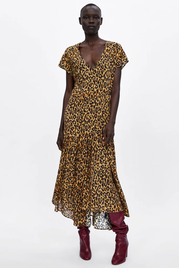 Long Zara animal dress