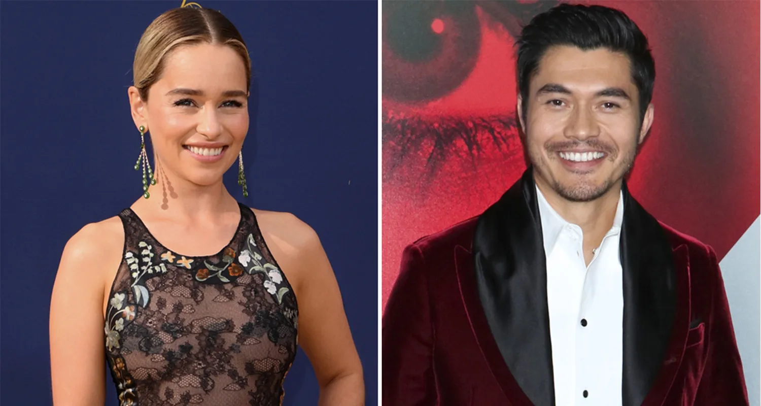 Emilia Clarke and Henry Golding look loved up in their new movie