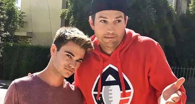 Ashton Kutcher hit teenage scooter rider with his Tesla