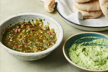 Green Chilli and Avocado Dip