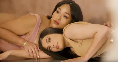 Kylie Jenner and BFF Jordyn Woods Cozy Up in Matching Skin-Tight Ensembles for Sexy shoot