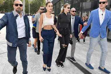 Bella Hadid wore these Australian heels in Milan