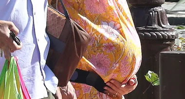 Exclusive photos of Princess Charlotte Casiraghi that show she is about give birth to the royal baby!