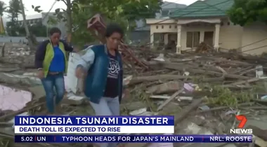 Thousands feared dead as powerful earthquake and tsunami hits Indonesia