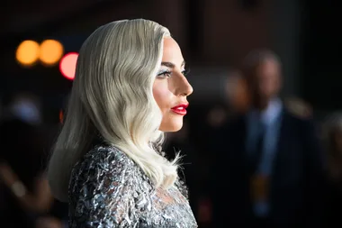 The red lipstick that Lady Gaga wore to her Los Angeles premiere