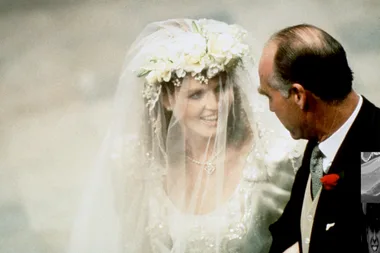 Sarah Ferguson arrives for daughter Eugenie’s wedding