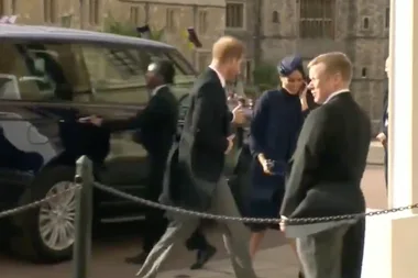 First photos of Meghan Markle and Prince Harry at Princess Eugenie’s wedding