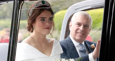 Princess Eugenie proudly shows scars from childhood surgery in open back wedding dress