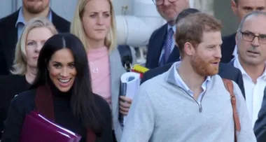 Prince Harry and Meghan Markle arrive in Sydney