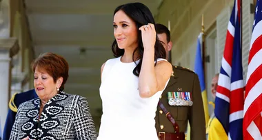 Meghan Markle makes her first appearance following pregnancy announcement