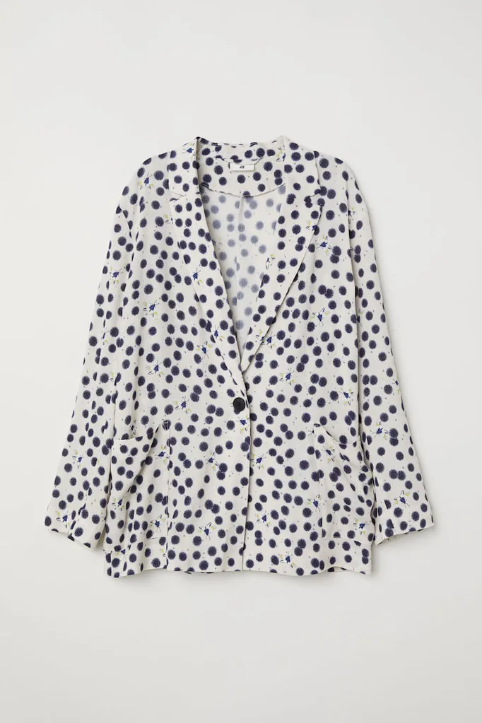 Patterned blazer