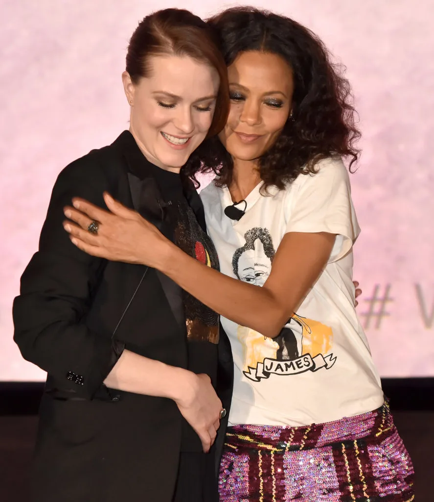 Westworld Cast Evan Rachel Wood Thandie Newton