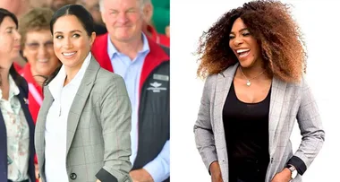 Serena Williams has the cutest reaction to Meghan Markle wearing her blazer