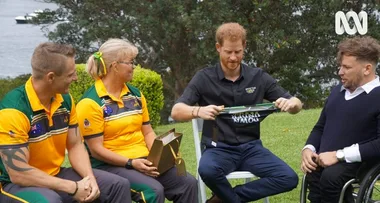 Prince Harry in budgie smugglers