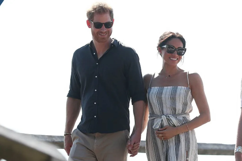 Meghan and Harry were all smiles on Fraser Island