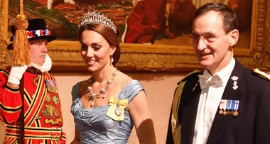 Kate Middleton dazzles in a tiara during Dutch Royals state visit