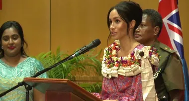 Did Meghan make a dig at dad in speech?