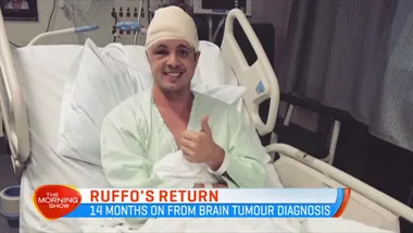 Johnny Ruffo returns 14 months on from brain cancer diagnosis