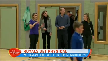 Kate and William step out for local sporting initiative