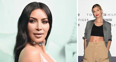 Kim Kardashian and Hailey Baldwin’s current fave trend