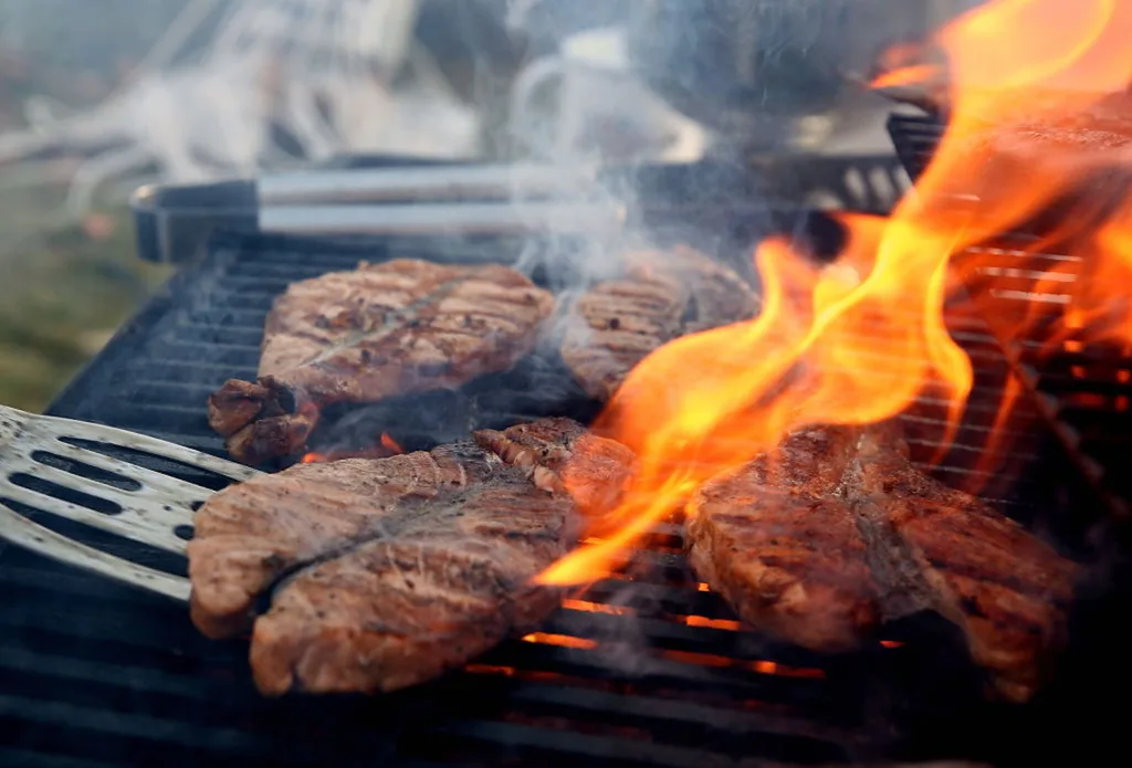 Flame grilled steak