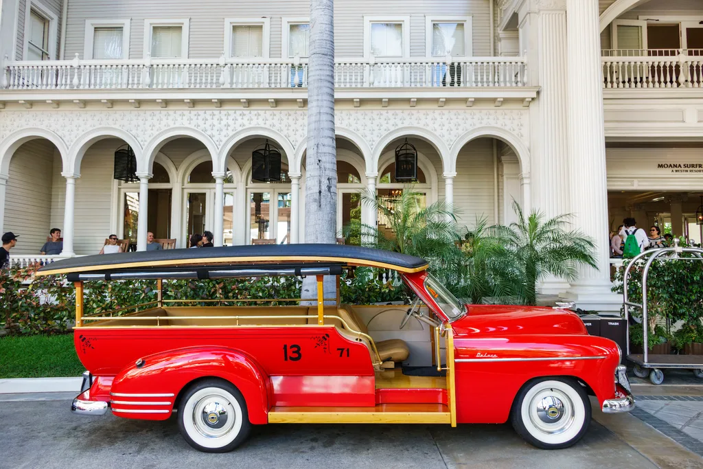 Chevrolet outside Moana Surfrider