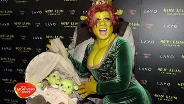 Heidi Klum dresses as Princess Fiona for Halloween