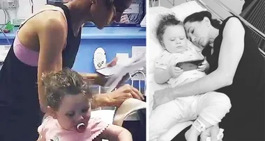 Michael and Kyly Clarke’s daughter Kelsey Lee rushed to hospital