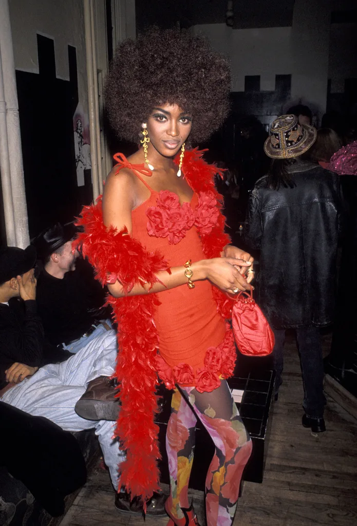 Naomi Campbell at Jellybean's party, Nov.8 1990