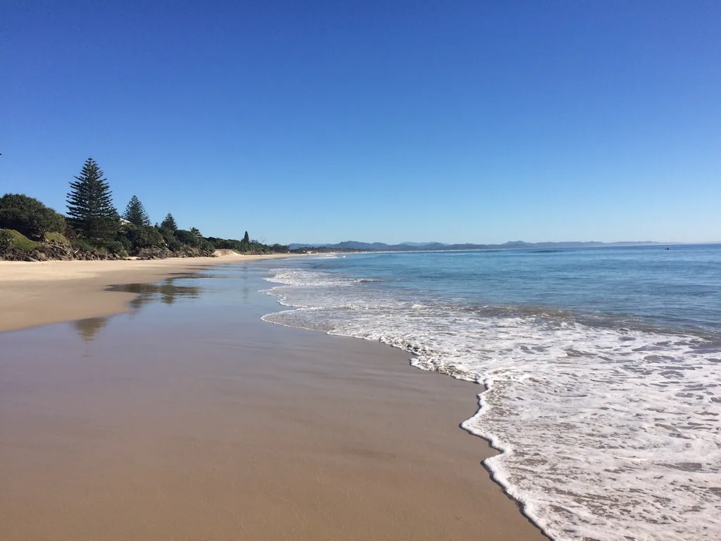 Byron's beautiful coastline