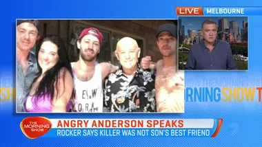 Angry Anderson speaks, says killer was not his late son’s best friend